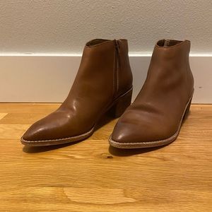 Steve Madden Ankle Booties, Caramel Brown, 7.5